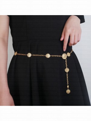 CHANEL Waist Chain Belt AB242