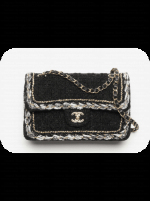 Chanel Small Classic Handbag A01113 black