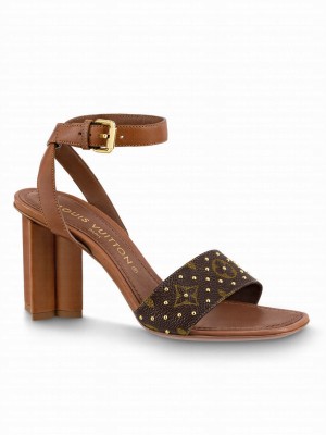 Louis Vuitton Women's Silhouette Sandals 1AAZVM Brown