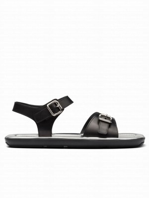 Prada Women's Leather Sandals Black
