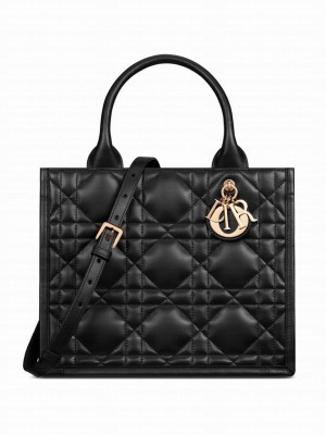 Christian Dior Small Dior Book Tote Black