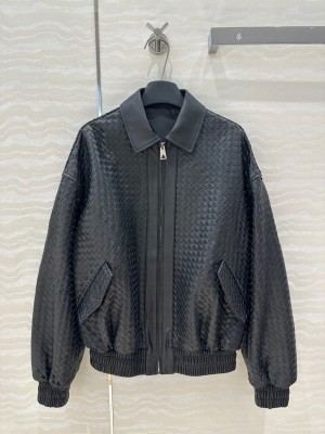 Bottega Veneta Lambskin Jacket BV121740 Black 2024
