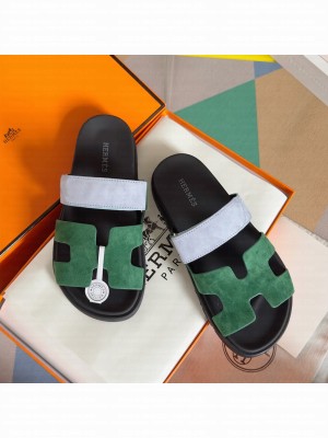 Hermes Unisex Chypre Flat Sandals 011