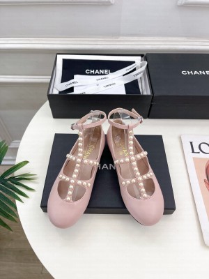 Chanel Goatskin & Imitation Pearls G45752 Pink