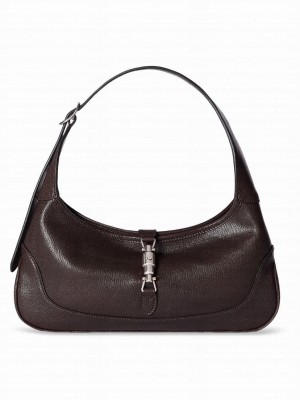 Gucci Jackie Slim Medium Shoulder Bag 863137 Dark Coffee