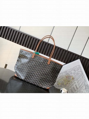 Goyard Artois MM Bag Black & Tan