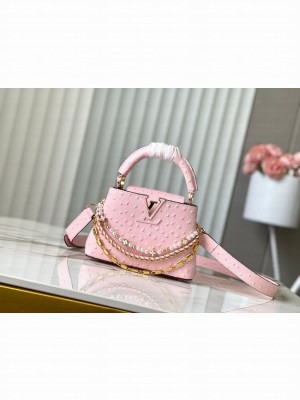 Louis Vuitton Ostrich Capucines Mini M11908 pink