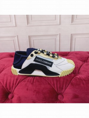 DOLCE & GABBANA NS1 SLIP ON SNEAKERS IN MIXED MATERIALS 2022 037