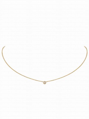 Cartier Women's Cartier d'Amour Necklace, Extra Small Golden