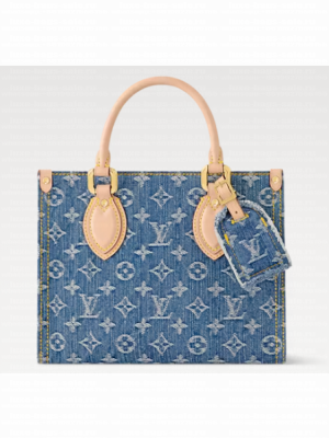 Louis Vuitton NEW OnTheGo PM M14633 Denim Blue