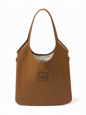 Miumiu IVY Leather Bag 5BG231 Coffee
