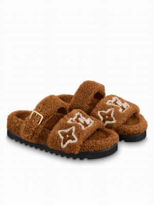 Louis Vuitton Women's Paseo Flat Comfort Mule Coffee