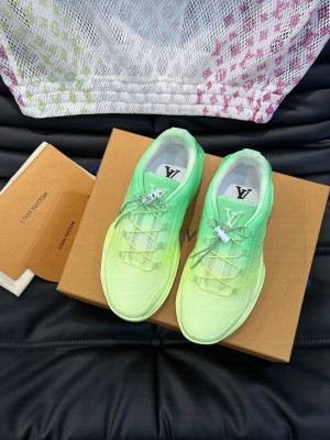 Louis Vuitton Green Millennium Sneakers Man's Sneaker 2023 