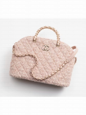 Chanel SMALL SHOPPING BAG AS3969 Light Pink& Beige & Ecru
