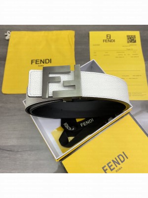 Fendi 38mm Eversible Belt FF buckle with stud closure 2021 Collection 34