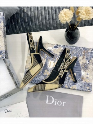 DIOR HEEL 9.5CM J'ADIOR SLINGBACK PUMPS TECHNICAL FABRIC 04