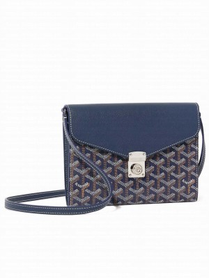 Goyard Chypre Wallet-Pouch Dark Blue