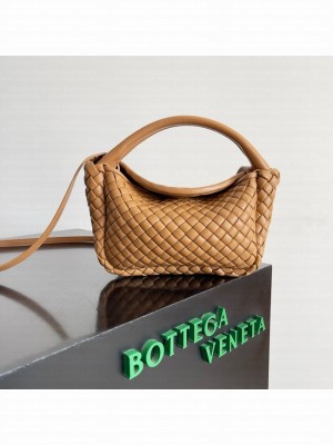 Bottega Veneta Small Cobble Top Handle 805739 brown