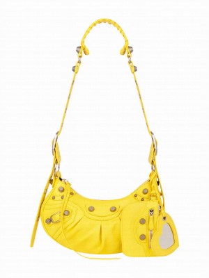 Balenciaga Le Cagole XS Shoulder Bag Yellow