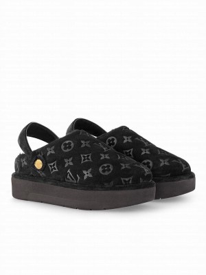 Louis Vuitton Women's Aspen Platform Clog 1ASC02 Black