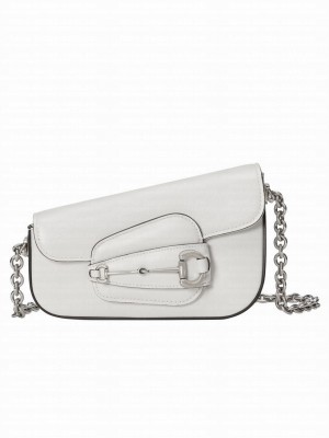 Gucci Horsebit 1955 Mini Shoulder Bag 774209 White