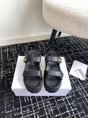 Dior Dioract Platform Sandal Black 