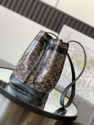 Goyard Petit Flot Bucket Bag Black