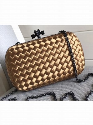 Bottega Veneta Intrecciato Chain Knot Clutch Bag 