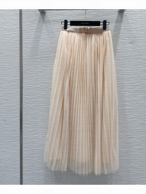 Louis Vuitton Women's Pleated Skirt Pink