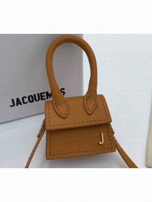 Jacquemus Leather Le Petit Chiquito Bag Brown