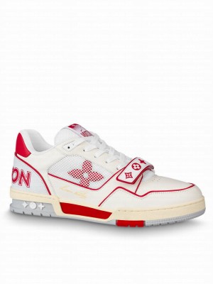 Louis Vuitton Men's LV Trainer Sneaker Red