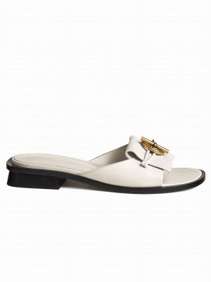 Hermes Women's Isle Sandal White