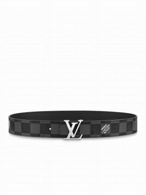Louis Vuitton LV Initials 40mm Reversible Belt Black