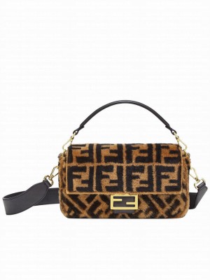 Fendi Baguette 8BR600 Coffee