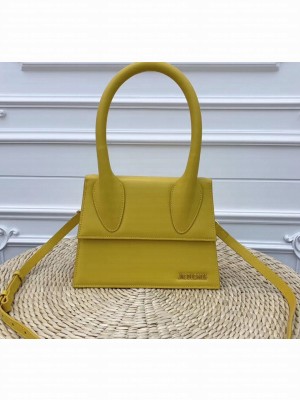 Jacquemus Leather Le Chiquito Bag Yellow