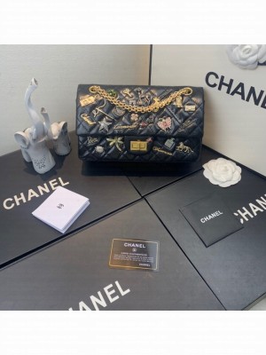 Chanel CLASSIC 11.12 HANDBAG AS1112 BLACK