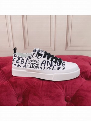 DOLCE & GABBANA UNISEX CALFSKIN 2.ZERO CUSTOM LOW-TOP SNEAKERS WITH CONTRASTING DETAILS 2022 COLLECTION 011