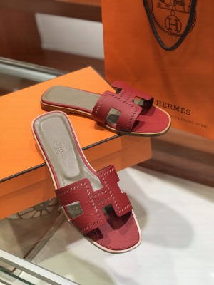 Hermes Oran Flat slippers in epsom leather 021 2021 Collection