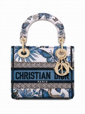 Christian Dior Mini Lady D-Lite Bag Blue
