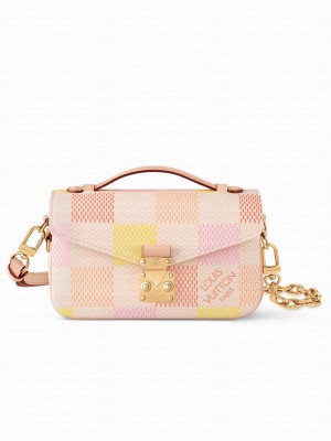 Louis Vuitton Pochette Metis East West N40749 Pink