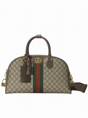 Gucci Savoy Medium Bowling Bag 723309 Dark Coffee