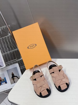 Tod's T Timeless Sandals Beige