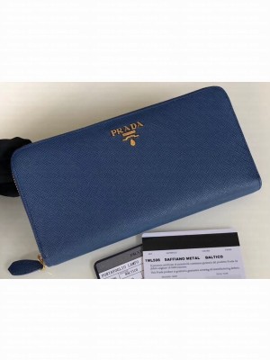 Prada Leather Zip Around Wallet 1ML506 12