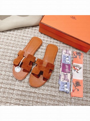Hermes Oran Flat Slide Sandals 2023 Collection 096