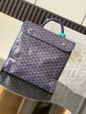 Goyard Saint Léger Backpack Navy Blue