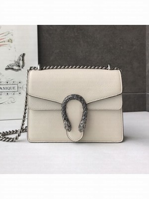 Gucci Dionysus Mini Leather Bag 421970 White 01 Collection