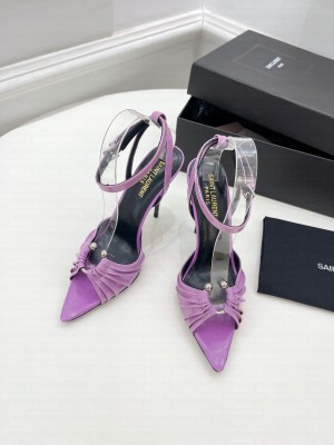 Saint Laurent 10cm Patent Leather Sandals 2022 Collection 06