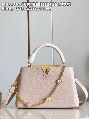 Louis Vuitton Capucines MM M20784 light yellow