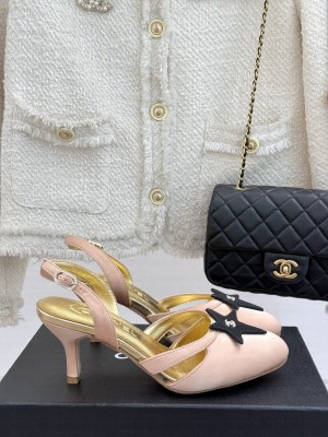 Chanel Silk With Star sandals Beige 2025