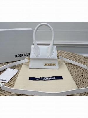 Jacquemus Leather Le Chiquito Micro Bag White